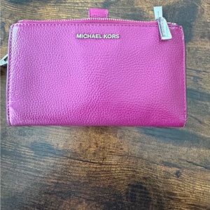Michael Kors double zip phone wristlet Wallet